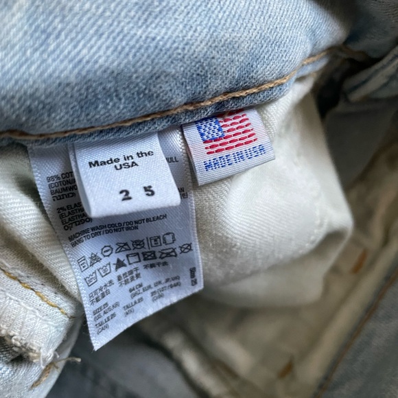 American Apparel High Waisted Jeans - Size 25 - Picture 4 of 5